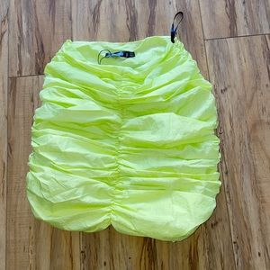 Missguided ruched mini skirt